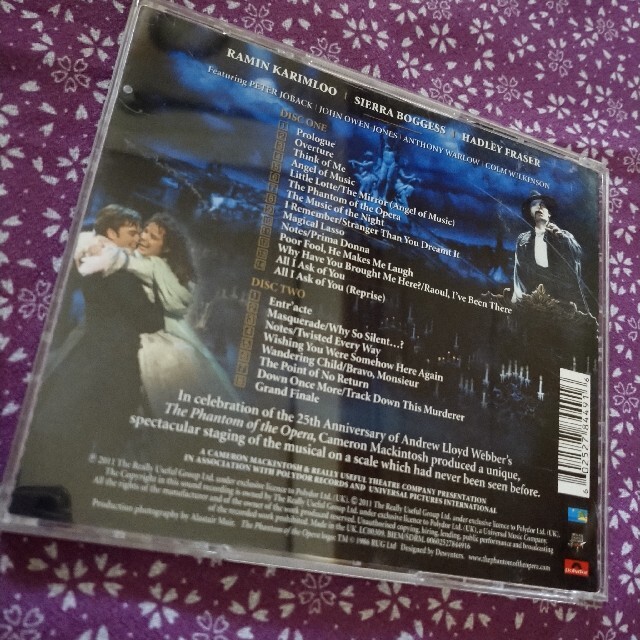 オペラ座の怪人 25周年記念公演 IN ロンドン [輸入盤] CD チケットの演劇/芸能(ミュージカル)の商品写真