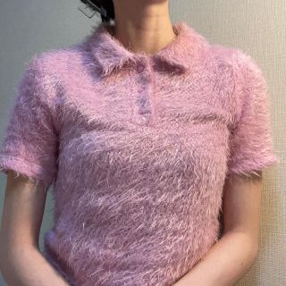 ベルシュカ(Bershka)のシャギートップス　bershka(カットソー(半袖/袖なし))