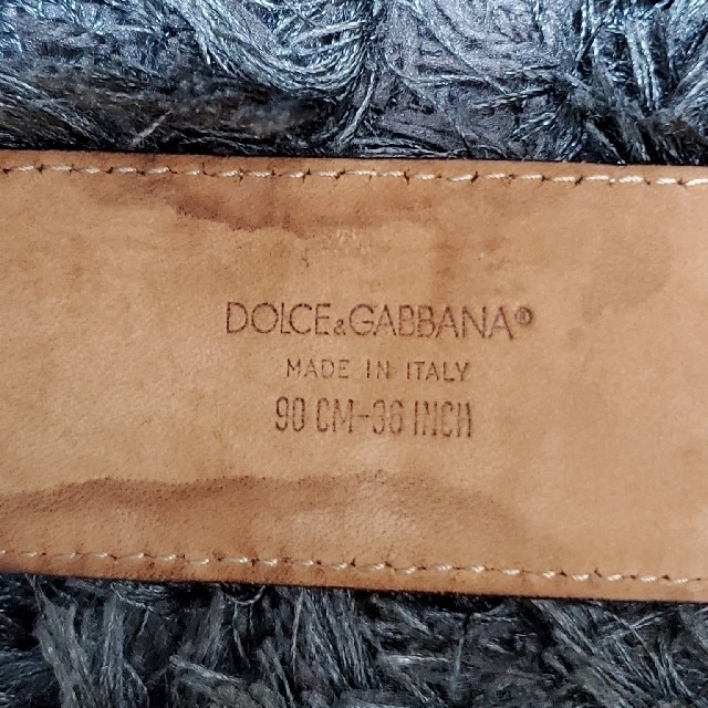 DOLCE&GABBANA(ドルチェアンドガッバーナ)の正規品【DOLCE&GABBANA】ロゴバックルベルト メンズのファッション小物(ベルト)の商品写真