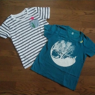 グラニフ(Design Tshirts Store graniph)のTグラニフ　Tシャツ　SSサイズ　2枚セット(Tシャツ/カットソー(半袖/袖なし))