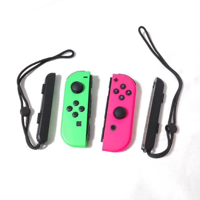 Nintendo Switch ジョイコンネオングリーン/ネオンピンク