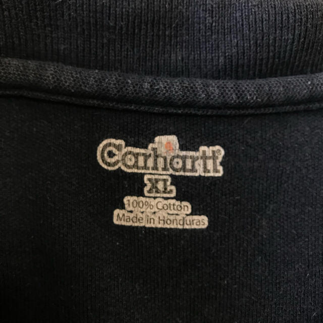 carhartt(カーハート)のカーハート Carhartt ポロシャツ ネイビー 希少  Tシャツ 古着 メンズのトップス(ポロシャツ)の商品写真