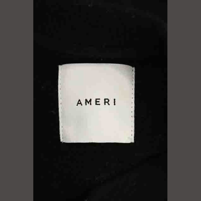 Ameri VINTAGE(アメリヴィンテージ)のアメリ スウェットワンピース ドッキング ロング 長袖 S 黒 レディースのワンピース(ロングワンピース/マキシワンピース)の商品写真