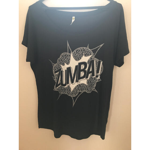 Zumba(ズンバ)のZUMBA ズンバ　Tシャツ　M スポーツ/アウトドアのトレーニング/エクササイズ(トレーニング用品)の商品写真