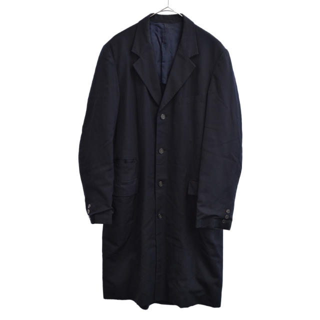 45センチ表記サイズY's for men ワイズフォーメン 96SS Archive Doctor Long Jacket MF-J16-100 ウールギャバドクターコート アーカイブ ロングテーラードジャケット