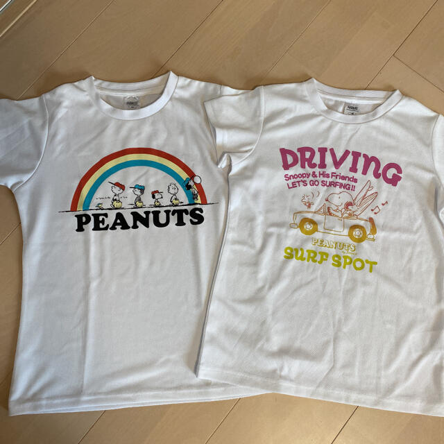 PEANUTS(ピーナッツ)のPEANUTS Tシャツ2枚セット キッズ/ベビー/マタニティのキッズ服女の子用(90cm~)(Tシャツ/カットソー)の商品写真