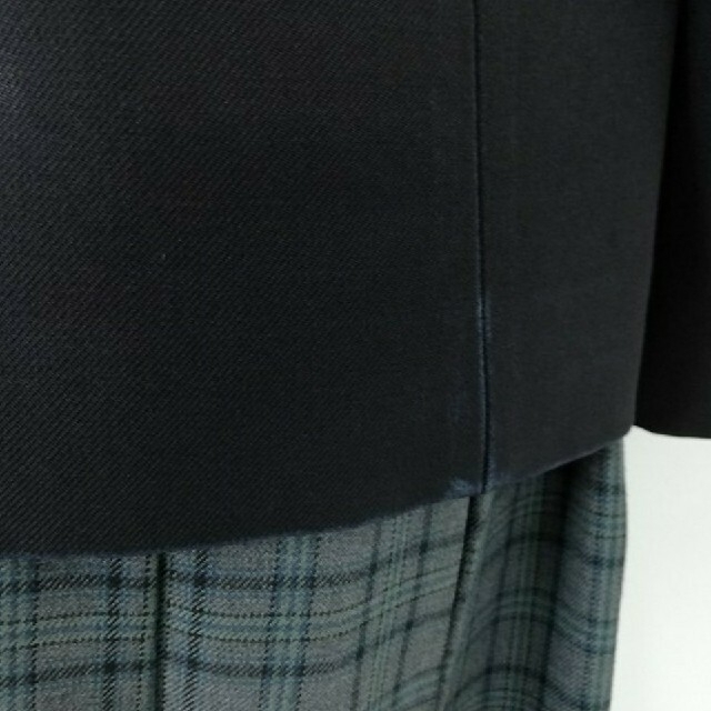 【値下げ】女子 高校  ブレザー チェックスカート リボン 上下4点セット 制服 エンタメ/ホビーのコスプレ(衣装)の商品写真