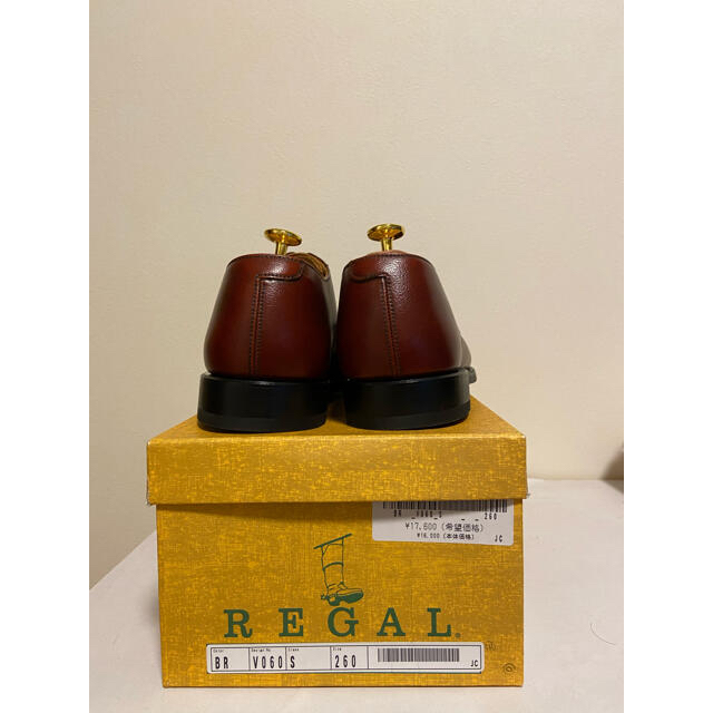 新品】REGALリーガルビジネスシューズ 26.0cm ブラウン 新品】REGALリーガルビジネスシューズ 26.0cm ブラウン