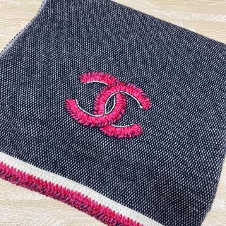 CHANEL - シャネル ココマーク カシミヤマフラー ほぼ未使用の通販 by