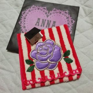 アナスイ(ANNA SUI)のアナスイ　タオルハンカチ　(ポケット付き)(ハンカチ)