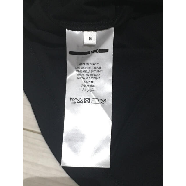 MCQ ALEXANDER MCQUEEN Tシャツ ブラック Mサイズ