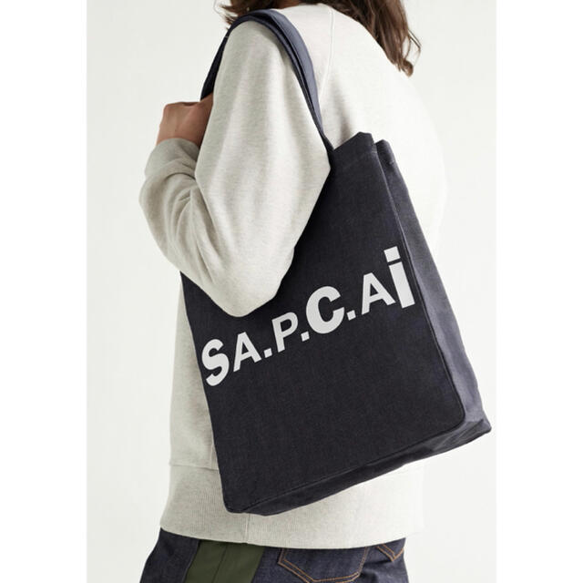 sacai(サカイ)のA.P.C. x sacai サカイ TOTE DOUBLE  トートバッグ新品 メンズのバッグ(トートバッグ)の商品写真