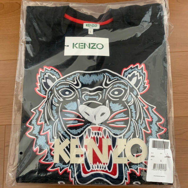 新品未使用　KENZO 人気　刺繍トレーナー　サイズL