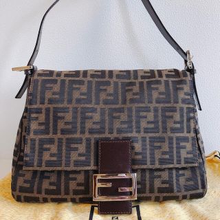 フェンディ(FENDI)のFENDI  フェンディズッカ柄マンマバケットバッグ(ショルダーバッグ)