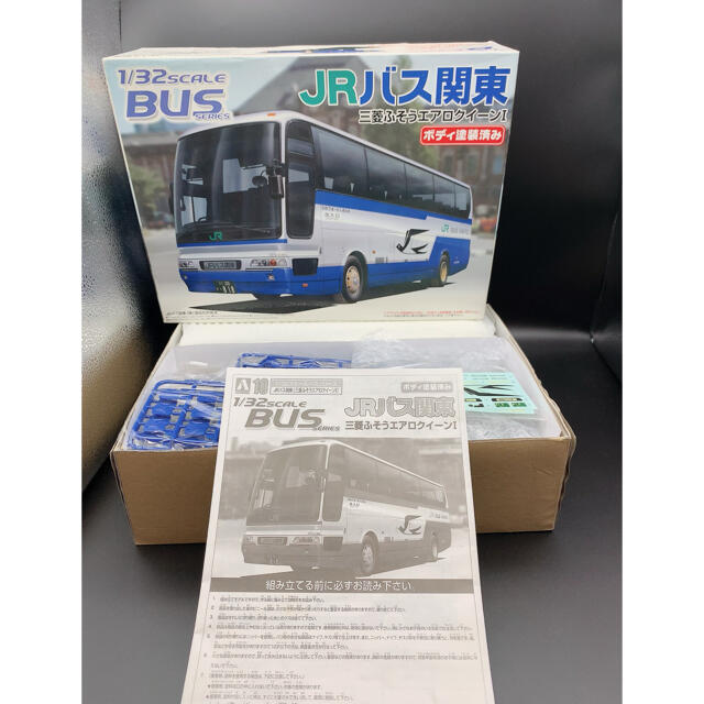 模型/プラモデルJRバス関東 三菱ふそうエアロクイーンⅠ プラモデル 1/32スケール