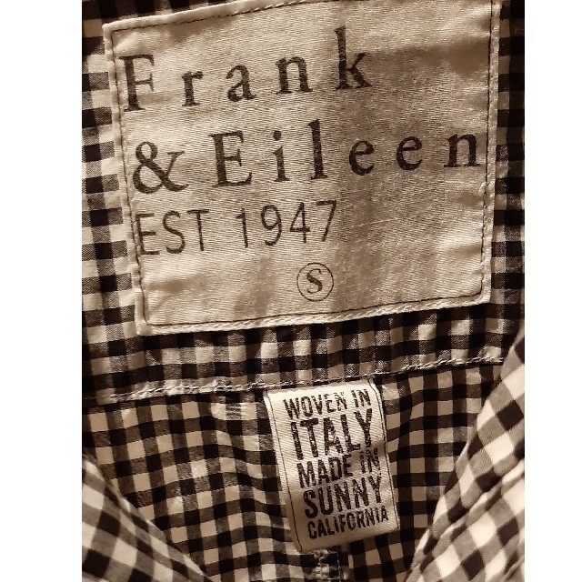 Frank&Eileen(フランクアンドアイリーン)のフランクアンドアイリーン　ギンガムチェックシャツ　Sサイズ　フランクアイリン メンズのトップス(シャツ)の商品写真