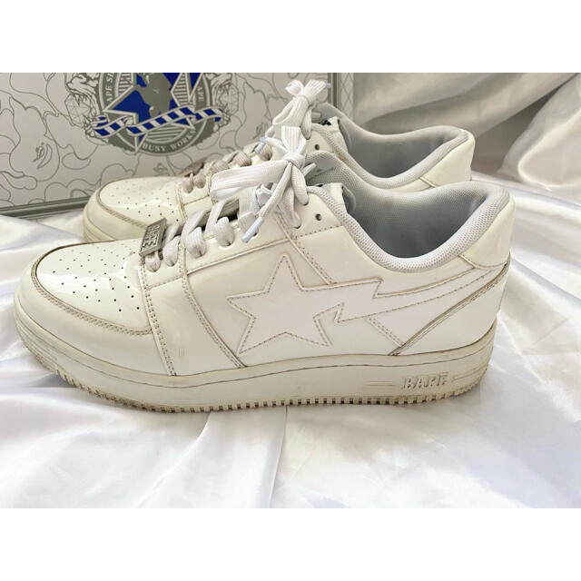 A BATHING APE(アベイシングエイプ)の美中古　アベイシングエイプ　ベイプスタ　オールホワイト　28.0 スニーカー メンズの靴/シューズ(スニーカー)の商品写真