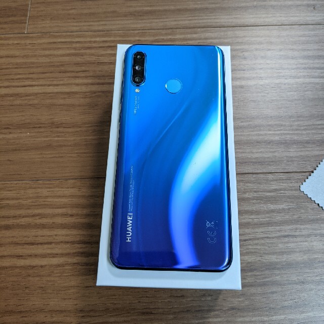 HUAWEI P30 lite ピーコックブルー SIMフリーu3000おまけつき (週末 ...