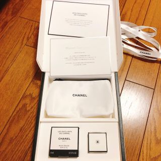 シャネル(CHANEL)のシャネル　ノベルティ　ヘア&ボディオイル　ボディクリーム　ポーチ(ボディオイル)