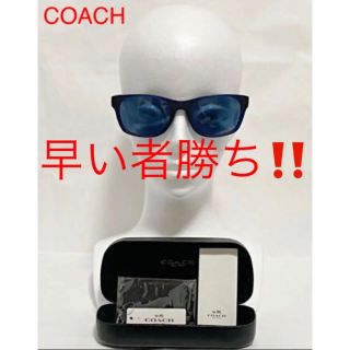 【人気】COACH　コーチ　サングラス　ウェリントン　付属品付き　HC8221