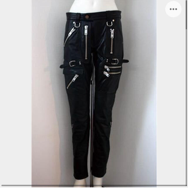 blackmeans leather zip pants レザー　パンツ