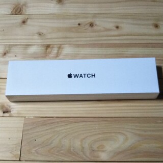 アップルウォッチ(Apple Watch)の［未開封］Apple Watch SE GPSモデル 44mm ブラックバンド(腕時計(デジタル))
