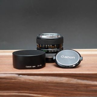 キヤノン(Canon)の【極上品】 Canon  FD  50mm F1.4  希少銀枠　人気の単焦点(レンズ(単焦点))