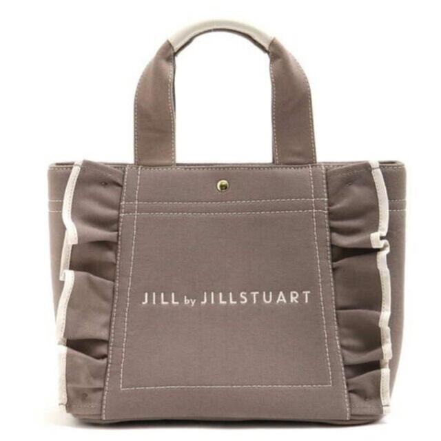 JILL by JILLSTUART(ジルバイジルスチュアート)のJILL by JILLSTUART フリルトートバッグ  モカ   小 レディースのバッグ(トートバッグ)の商品写真