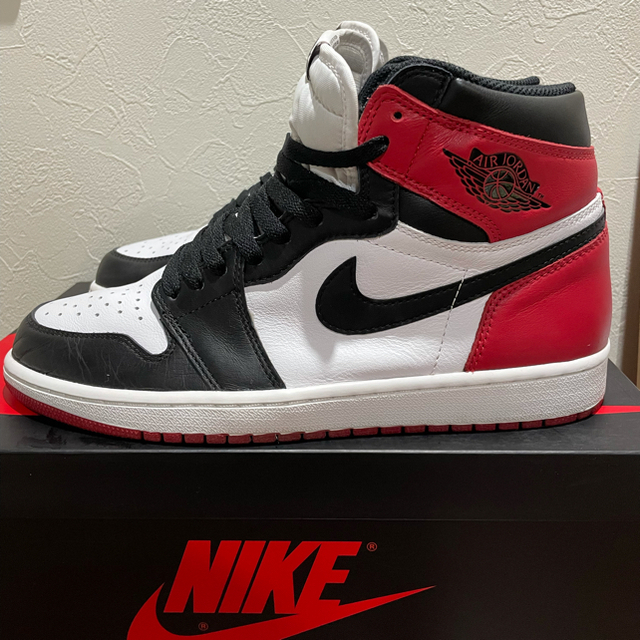 air jordan 1 つま黒 2016 28 us10 美品 確実正規品