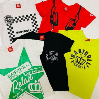 ベビードール(BABYDOLL)のBABY DOLL 100cmTシャツ　5枚set(Tシャツ/カットソー)