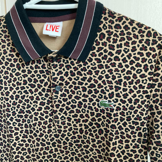 LACOSTE L!VE(ラコステライブ)のラコステ　レオパード柄　ポロシャツ　 レディースのトップス(ポロシャツ)の商品写真