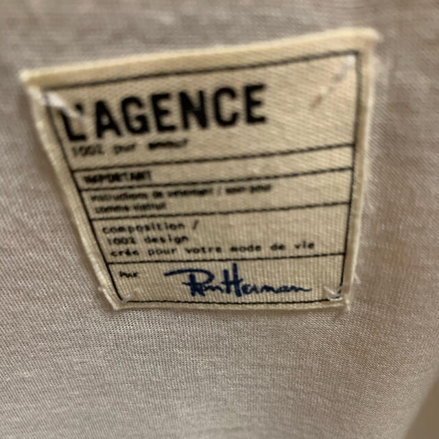 Ron Herman(ロンハーマン)のRonHerman×L'AGENCE ロンハーマン×ラジャンス　Tシャツ　S レディースのトップス(Tシャツ(半袖/袖なし))の商品写真