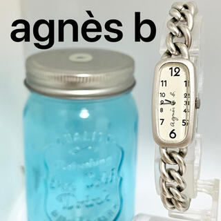 アニエスベー(agnes b.)の7 アニエスベー時計　レディース腕時計　シルバー　アンティーク　鎖　チェーン(腕時計)