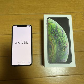 アイフォーン(iPhone)のiPhone xs 256GB 美品　simフリー　ケース付き(スマートフォン本体)