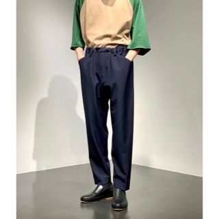 サンシー(SUNSEA)のSUNSEA 19SS SNM BLUE PANTS navy(スラックス)