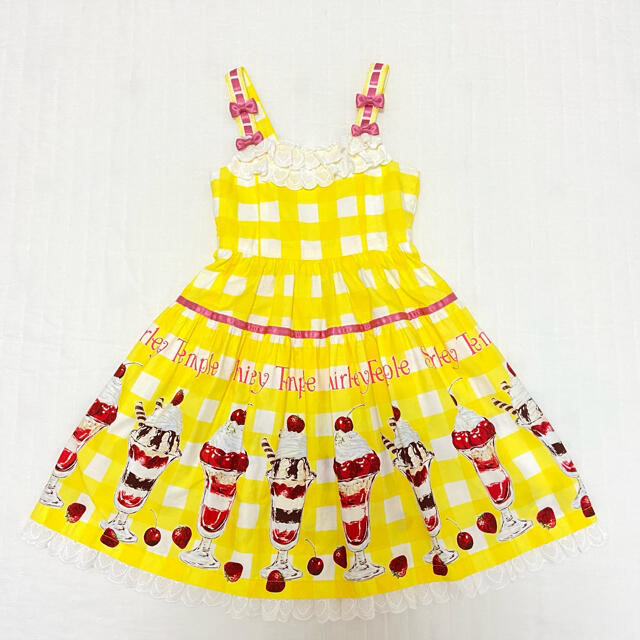 シャーリーテンプル　パフェプリント　110サイズキッズ服女の子用(90cm~)