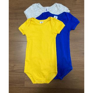 プチバトー(PETIT BATEAU)のプチバトー　ロンパース　18m(ロンパース)