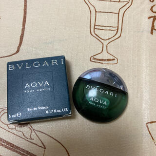 ブルガリ(BVLGARI)の新品　ブルガリ　香水　AQVA POUR HOMME　5ml(ユニセックス)
