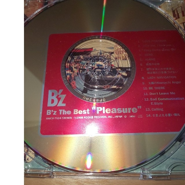 B'z CD アルバム Pleasure エンタメ/ホビーのCD(ポップス/ロック(邦楽))の商品写真