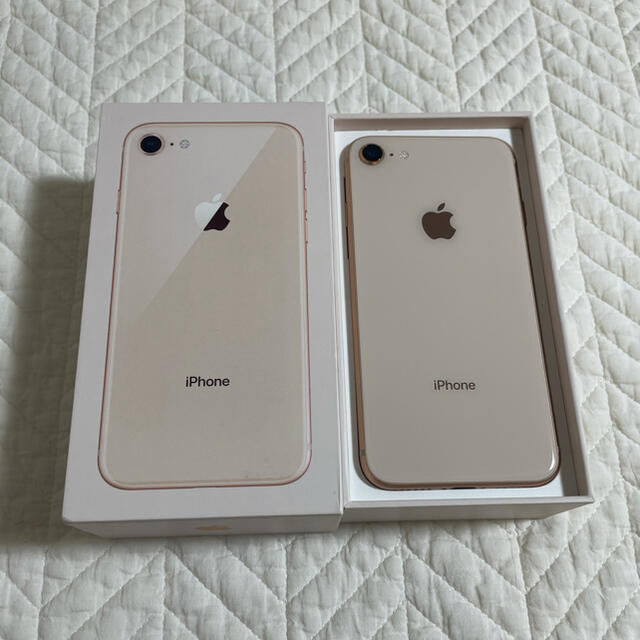 iPhone8 RoseGold 64GB 本体 付属品 1