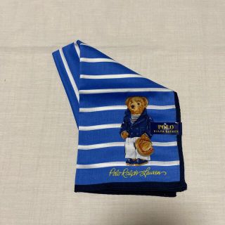 ポロラルフローレン(POLO RALPH LAUREN)のラルフローレン　ポロベア　ハンカチ　未使用品　#840(ハンカチ)