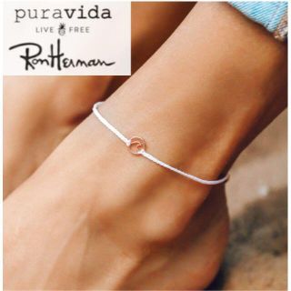 ロンハーマン(Ron Herman)のRonHerman★ベッカム愛用のPura Vida アンクレット★日本未発売(アンクレット)