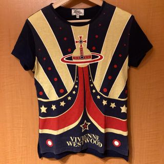 ヴィヴィアンウエストウッド(Vivienne Westwood)のVivienne Westwood man ロゴTシャツ　サイズ44(Tシャツ/カットソー(半袖/袖なし))