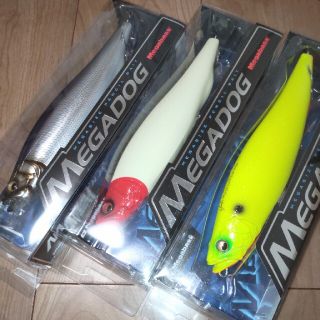 メガバス(Megabass)のメガバス　メガドッグ　　スパークルドチャート　ライブシャイナー(ルアー用品)