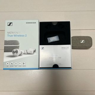 ゼンハイザー(SENNHEISER)のsennheiser momentum true wireless 2 ホワイト(ヘッドフォン/イヤフォン)