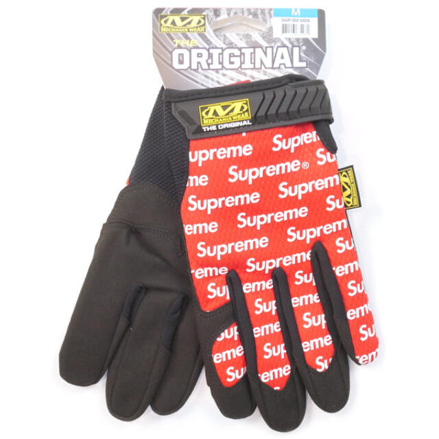 Supreme(シュプリーム)の SUPREME × Mechanix オリジナル グローブ 美品 赤 M  メンズのファッション小物(手袋)の商品写真