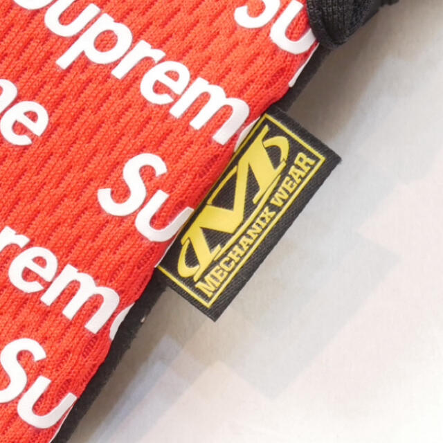 Supreme(シュプリーム)の SUPREME × Mechanix オリジナル グローブ 美品 赤 M  メンズのファッション小物(手袋)の商品写真