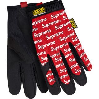 シュプリーム(Supreme)の SUPREME × Mechanix オリジナル グローブ 美品 赤 M (手袋)