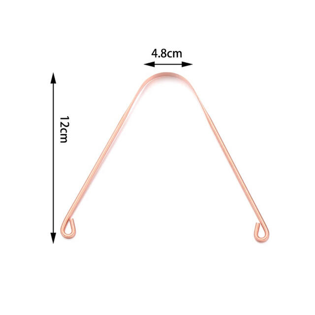 【新品未使用】タングスクレーパー 舌磨き 舌スクレーパー 口臭予防 コスメ/美容のオーラルケア(口臭防止/エチケット用品)の商品写真