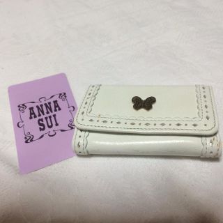 アナスイ(ANNA SUI)の未使用ANNA SUI 白キーケース(名刺入れ/定期入れ)